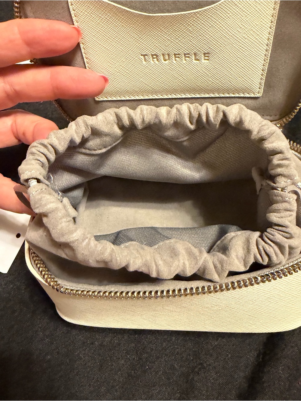 Truffle privacy Zip Jewelry Pouch
